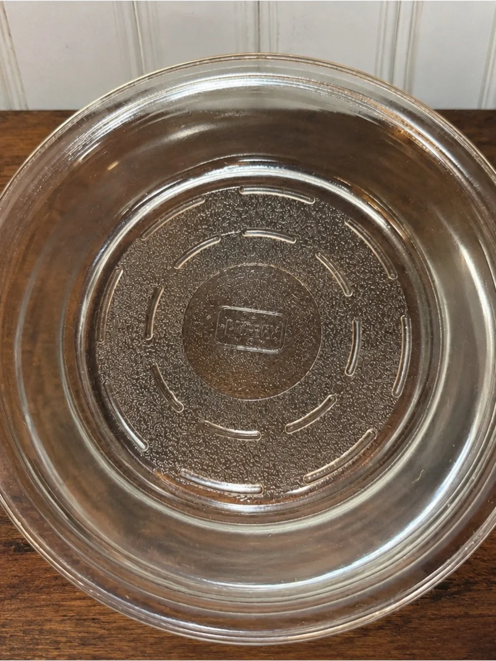 Libbey USA 250 Clear Glass Round Baking Dish 10” Vintage Casserole Pie Baker